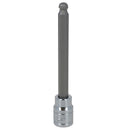 7mm 3/8 Zoll Antrieb Langer Kugelkopf Innensechskantschlüssel Steckschlüsseleinsatz 85mm Tiefe Reichweite CR-V