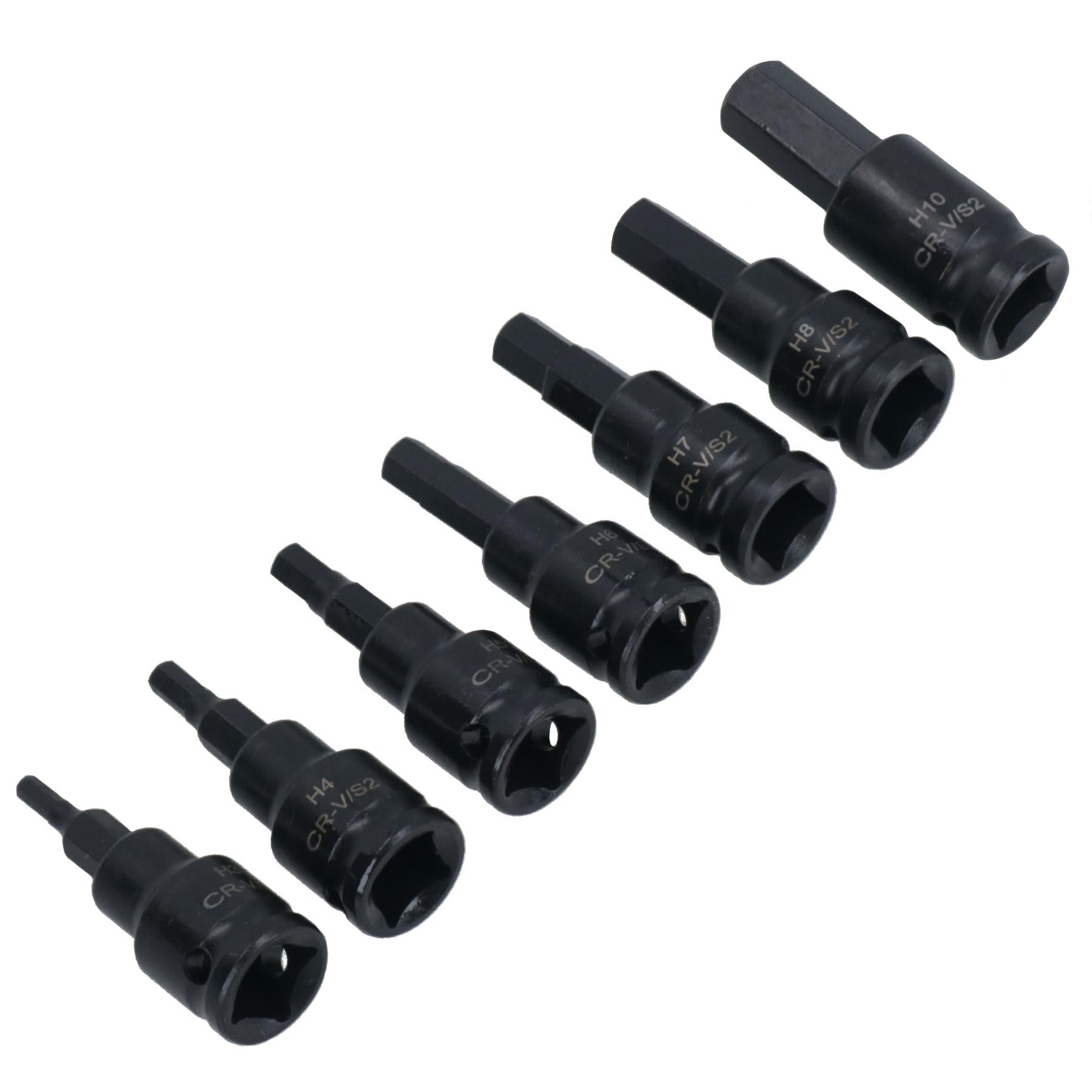 3mm - 10mm x 45mm 3/8in. Drive Short Impact Impacted Allen Hex Key Socket