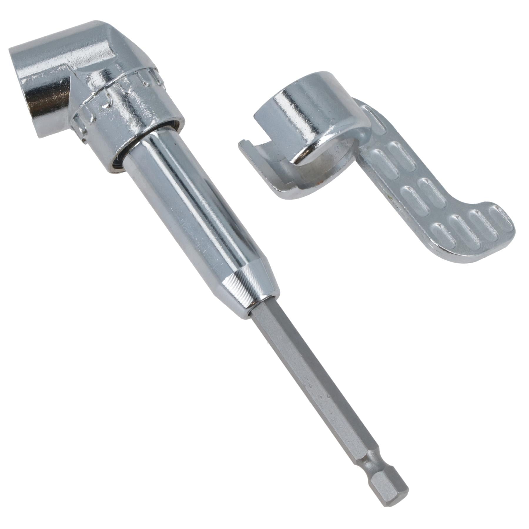Offset Screwdriver Bit Holder 3pc Set 105 Degree 37-320mm Drill Attachment Angle
