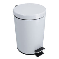 3L Waste Pedal Bin Kitchen Bathroom Office Metal House Rubbish Dustbin Flip Lid