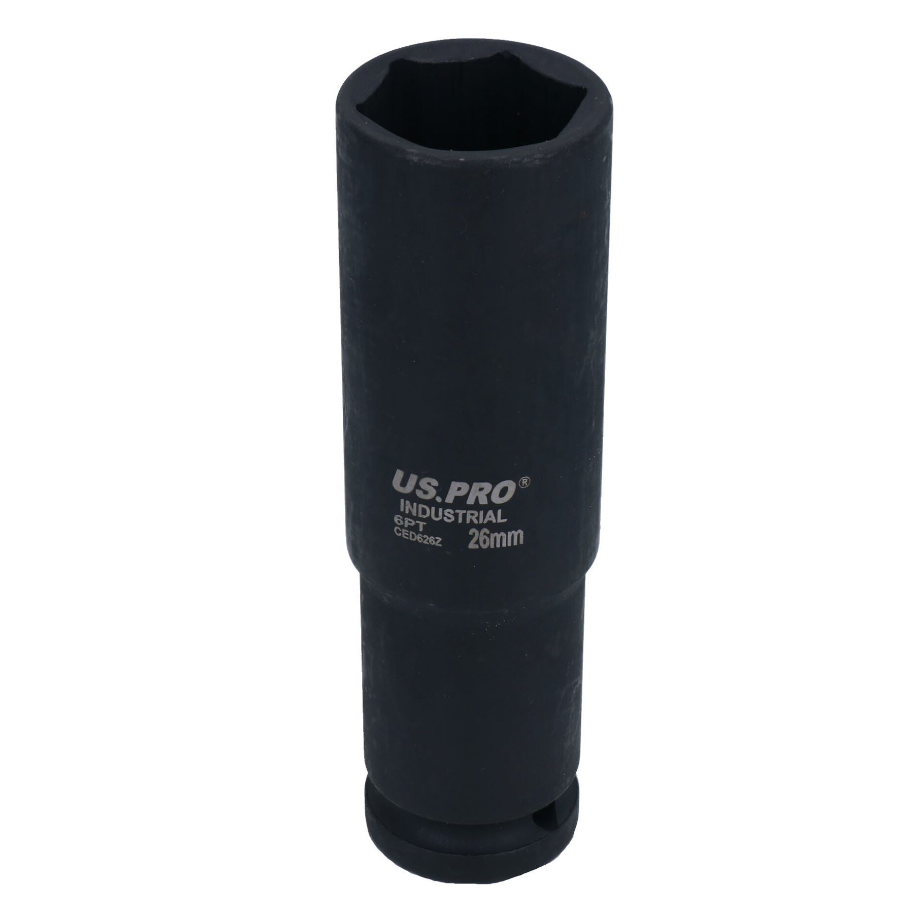 Extra Deep Long Metric MM Impact Socket 1/2" Drive 6 Sided Single Hex