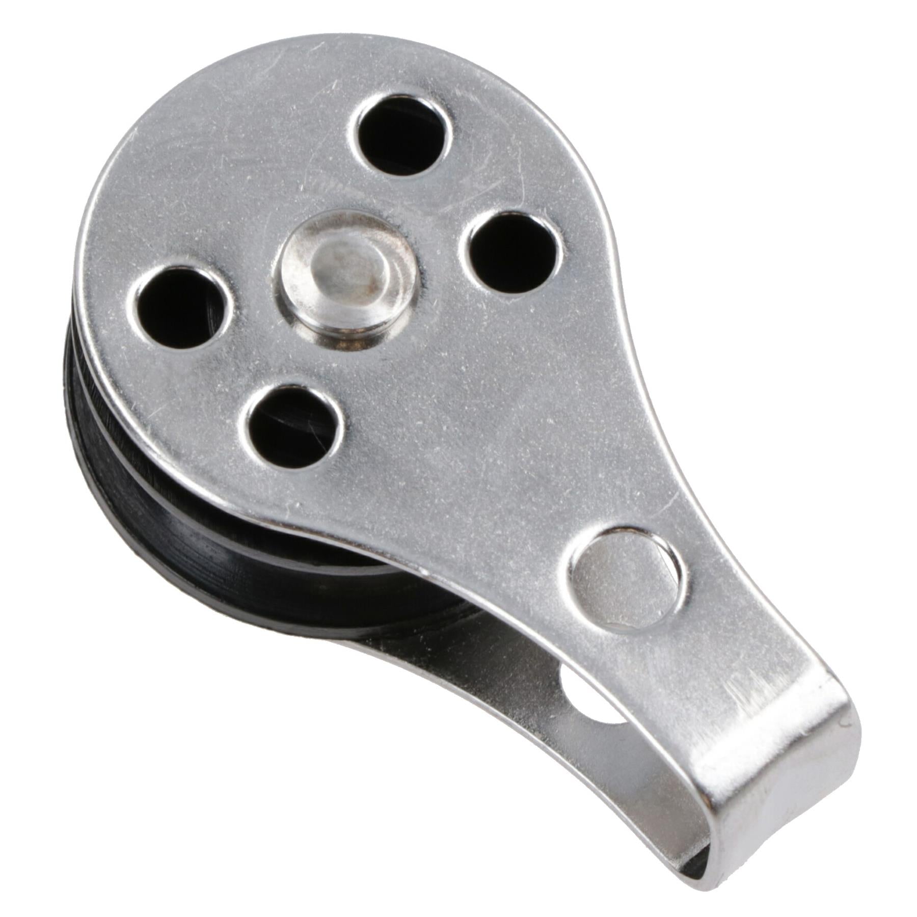 Type 2 Marine Pulley Block 26mm Diameter Nylon Wheel Stainless Steel