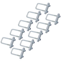 M10 U-Bolt 42mm x 110mm With Plates High Tensile for Boat Trailers