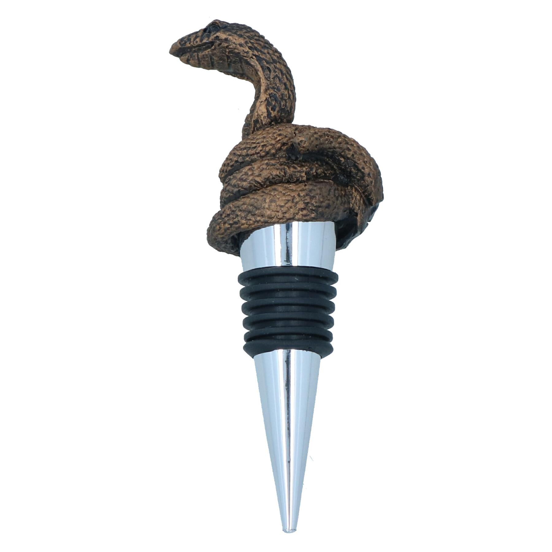Snake Serpent Wine Bottle Stopper Topper Bung Cork Champagne Prosecco