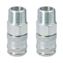 PCL XF Female Coupling Male 1/2" BSP Thread Air Hose Fitting Coupler AC71JM Pair