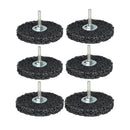 6 x 100mm Rust Paint Welding Spatter Removal Clean And Strip Disc 6mm Shank