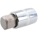 19mm Hex Bit Metric Allen Socket Male 1/2" Drive 55mm Length Strengthened Tip