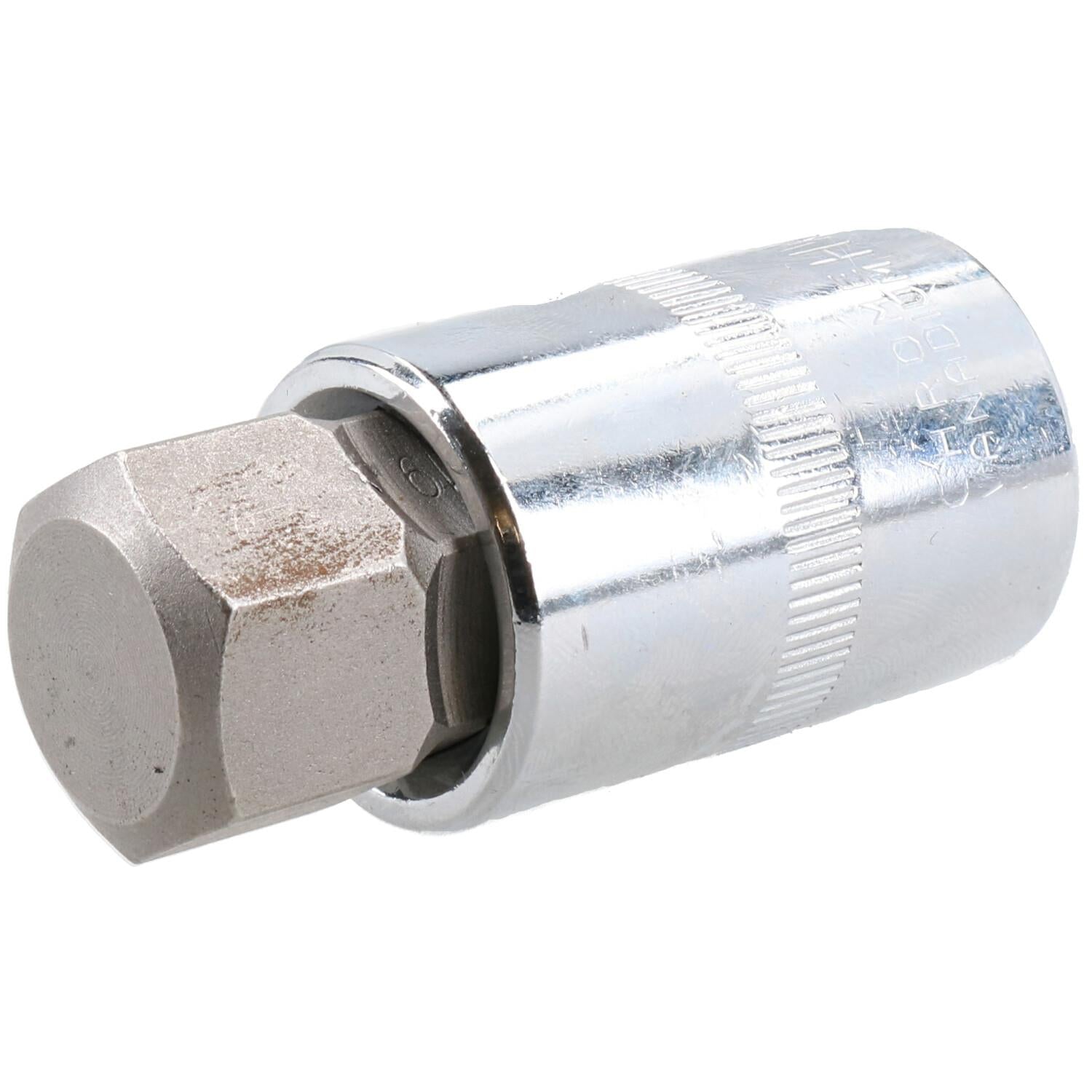 19mm Hex Bit Metric Allen Socket Male 1/2" Drive 55mm Length Strengthened Tip