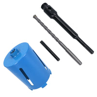 52mm – 152mm Dry Diamond Core Drill Cutter With 1/2in BSP SDS Arbor Guide