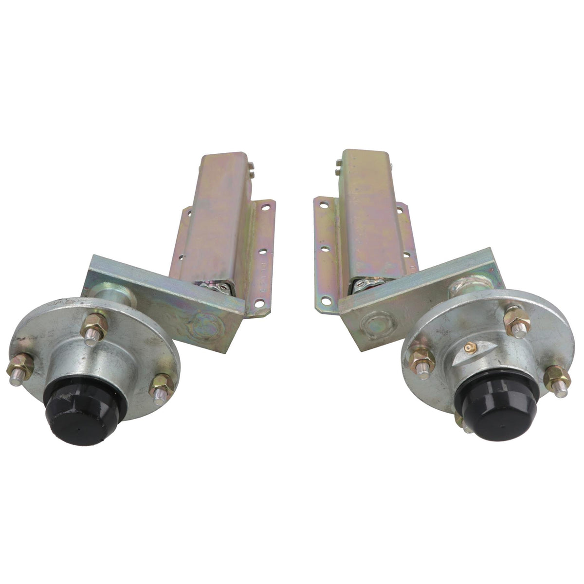 Trailer Suspension Units Arms With Hubs 500kg Capacity 4 Stud on 4 Inch PCD