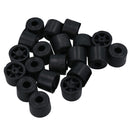 Black Rubber Door Stop Stops Stopper Wedges Buffer Skirting Protection