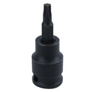 Torx Star Impact flache, kurze Bit-Steckschlüssel T10–T60, einzeln, 3/8 Zoll Dr.