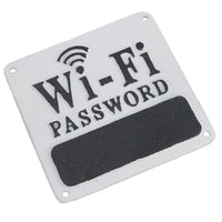 Wi-Fi Password Cast Iron Sign Plaque Wall Door House Hotel Bar Cafe Shop Pub