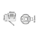 Support de prise/fiche électrique pour remorque/caravane TR097