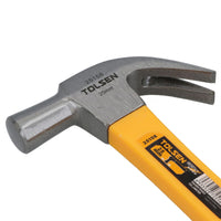 16oz Claw Hammer With Fibreglass Handle Rip Nail Pull Screw Remover Removal