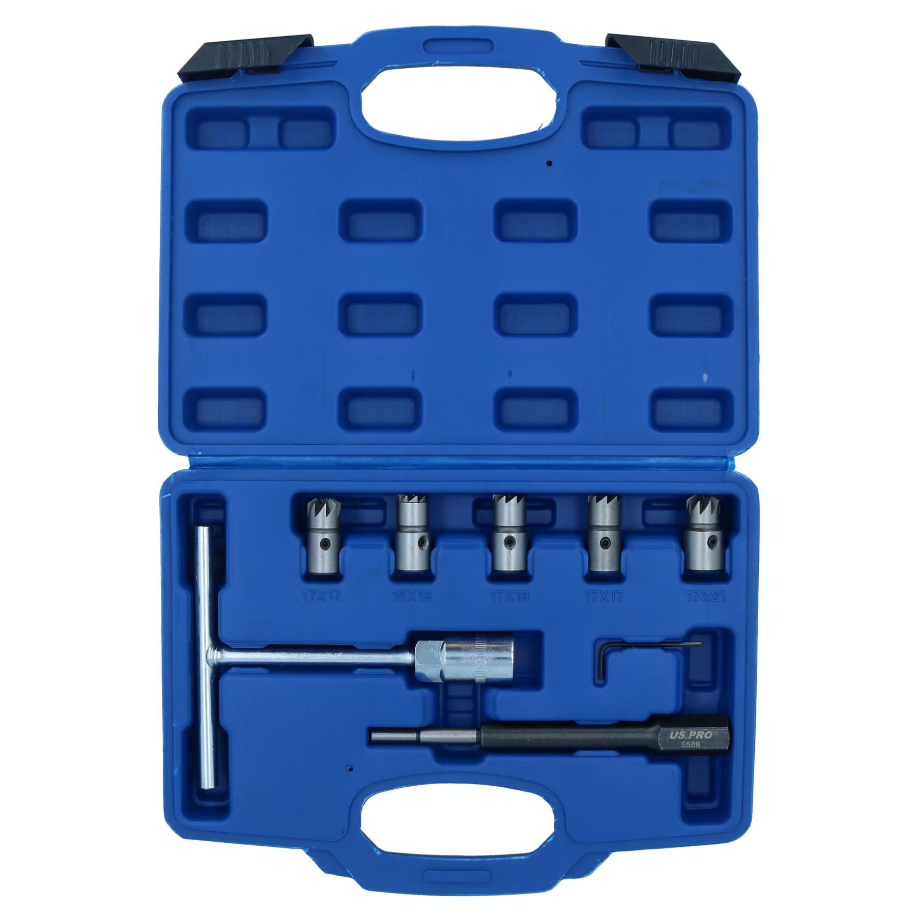 7PC diesel injector seat cutter / cleaner set Decarbonise carbon clean AT863