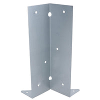 Arris Rail Bracket Fence Post Support Galvanised 100mm, 225mm or 300mm