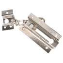 110mm Security Door Chain Slide Lock Guard Bolt Safety Catch Nickel Plated