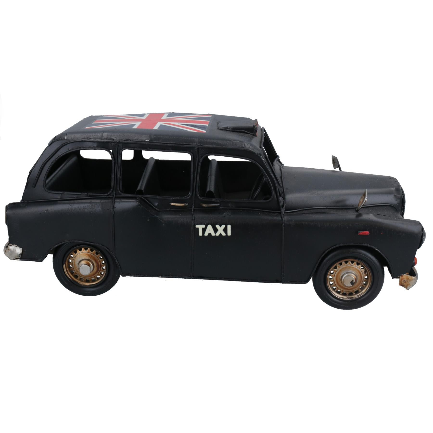 Quality Historical Metal Vintage Taxi Metal Model Replica Ornament Gift