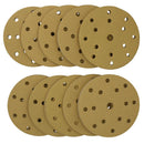 150mm Sanding Discs Aluminium Oxide Abrasive 240 Grit 15 Hole Hook + Loop