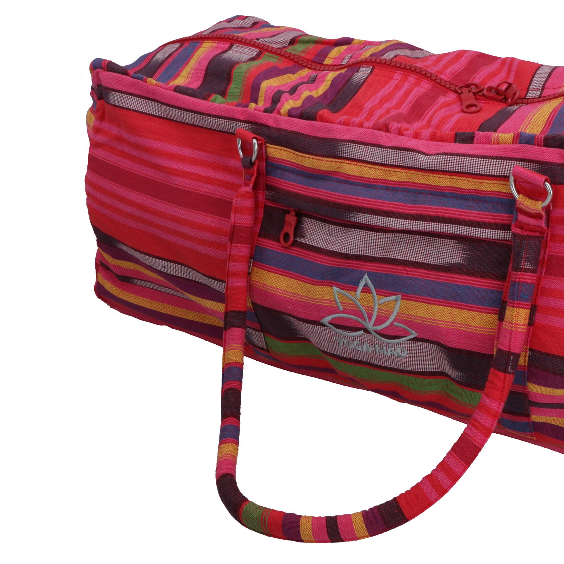 Yoga Pilates Kit Duffle Bag Travel Mat Carrier Blue or Pink Studio Gym Fitness