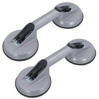 2PK Aluminium Doppel Saugheber Glas Fenster Spiegel Metall Dellen Abzieher TE344