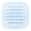 2,5" Kanal-Lamellen-Entlüftungsgitter, hochwertiger Ventilatorgrill für Boote, Wohnwagen und Wohnmobile