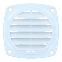 2,5" Kanal-Lamellen-Entlüftungsgitter, hochwertiger Ventilatorgrill für Boote, Wohnwagen und Wohnmobile