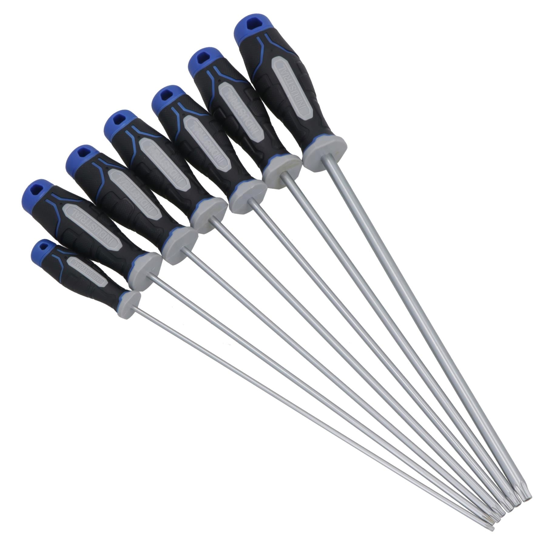 Lot de 6 tournevis Torx Star extra longs et inviolables T10 – T30, lame de 250 mm
