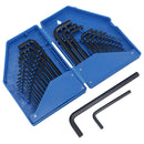 Inbusschlüssel-Satz, 30-teilig, metrisch 0,7 mm – 10 mm / imperial / AF 0,02 – 3/8 TE713