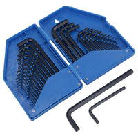 Inbusschlüssel-Satz, 30-teilig, metrisch 0,7 mm – 10 mm / imperial / AF 0,02 – 3/8 TE713