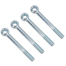 M16 150mm Eye Bolt Single Bolt Zinc Plated Threaded Rings DIN444 Catenary Wire