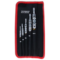 Multi Angle / Multi Jointed Flexi Spline Key Wrench Set 5pc M4 - M10