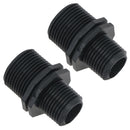 Polypropylene PP Male Threaded Pipe Reducing Nipple 3/4in x 1/2in BSP