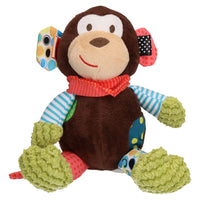 Rainbow Sonny & Mitchel Monkey Dog Toy Cuddle Toy With Squeak