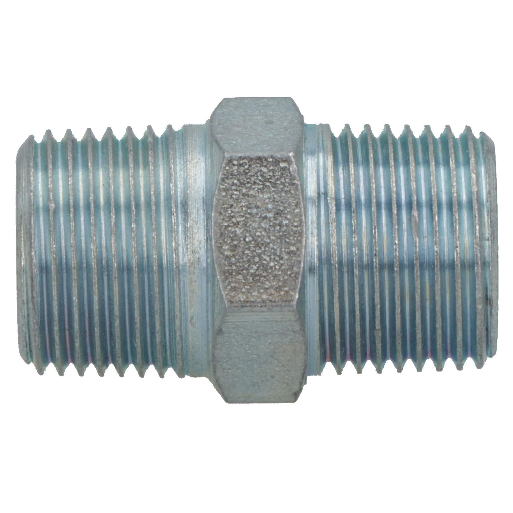 3/8" BSP Male to Male Air Line Hose Compressor Fitting Union 2 PACK FT048
