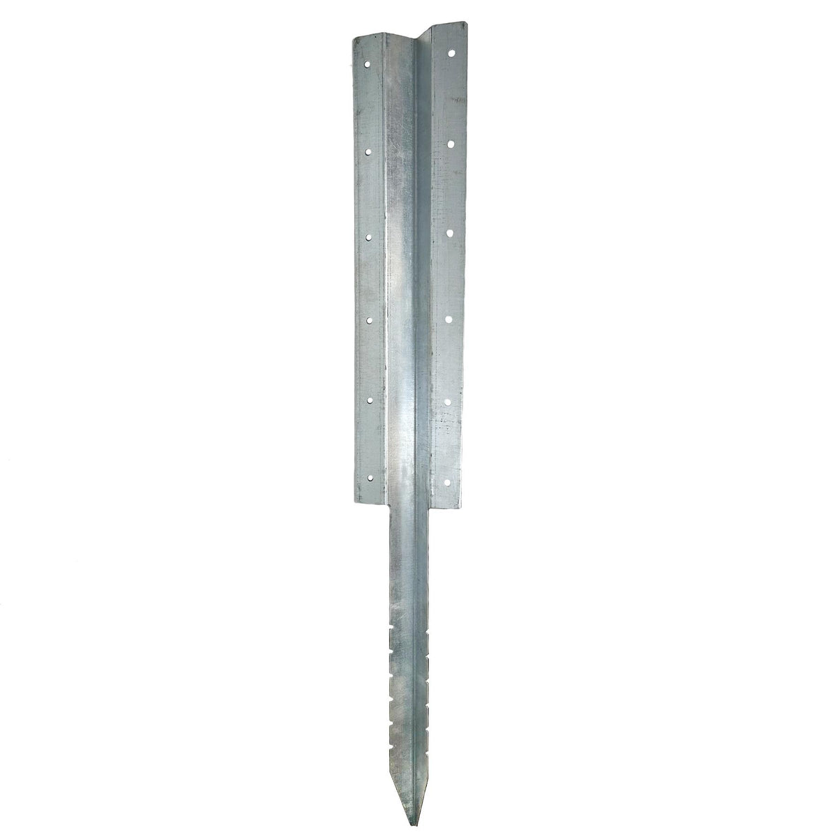 Garden Triple Sleeper Straight Support Spike Stake Galvanised Steel 930mm