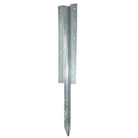 Garden Triple Sleeper Straight Support Spike Stake Galvanised Steel 930mm