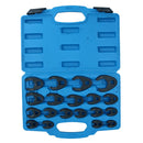 Metric Impact Impacted Crowfeet Crowfoot Spanner Wrench Set 8 – 32mm 19pc