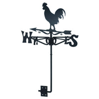 Cockerel Chicken Hen Weather Vane Vain Wall Mount House Roof Pressed Steel