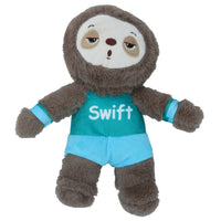 Plush Soft Sporty Sloth Swift Dog Toy Cuddly Play Toy Gift With Squeak