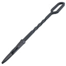 17.5" Loop Top Hook Twisted Poker Fire Coal Wood Burner Steel Metal 450mm