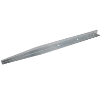 Galvanised Log Roll Pin 450mm Wooden Border Edging Garden Lawn Yard
