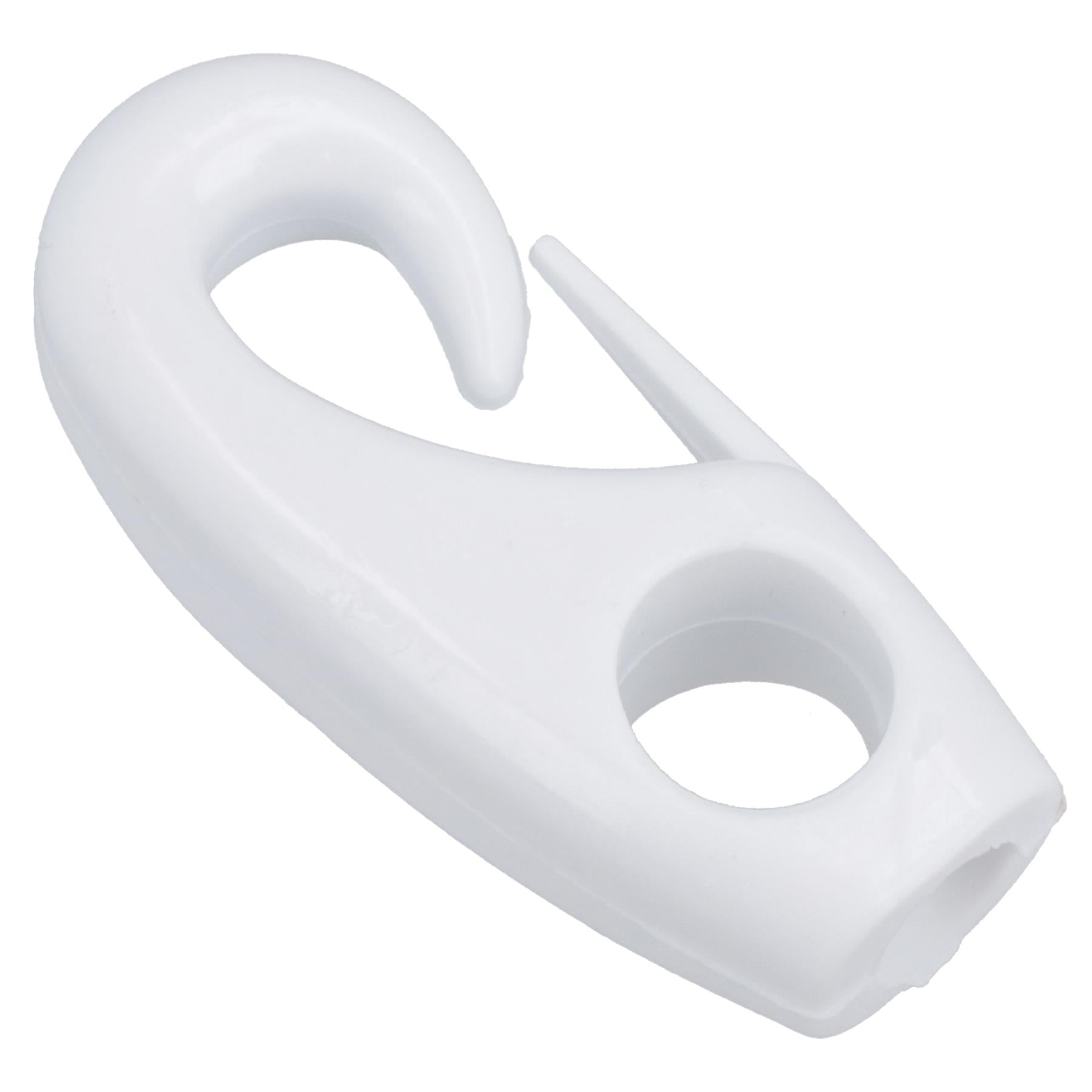 Crochet de 8 mm pour corde élastique élastique en nylon noir antirouille