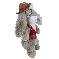 Peluche Dandy Dude Lapin Chien Chiot Jouet Doux pour Jouer avec Couineur