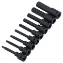 Metric Deep Impact Allen Hex Key Sockets 1/2in Drive 5 – 19mm 9pc 100mm