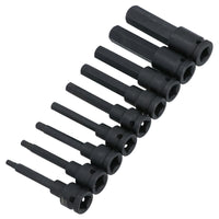 Metric Deep Impact Allen Hex Key Sockets 1/2in Drive 5 – 19mm 9pc 100mm