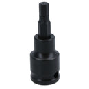 3mm - 10mm x 45mm 3/8in. Drive Short Impact Impacted Allen Hex Key Socket