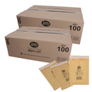 200pk Genuine Gold Jiffy Bag Airkraft Bubble Padded Mail Bag Envelope Size 0