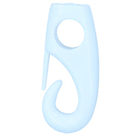 Crochet de 8 mm pour corde élastique élastique en nylon noir antirouille